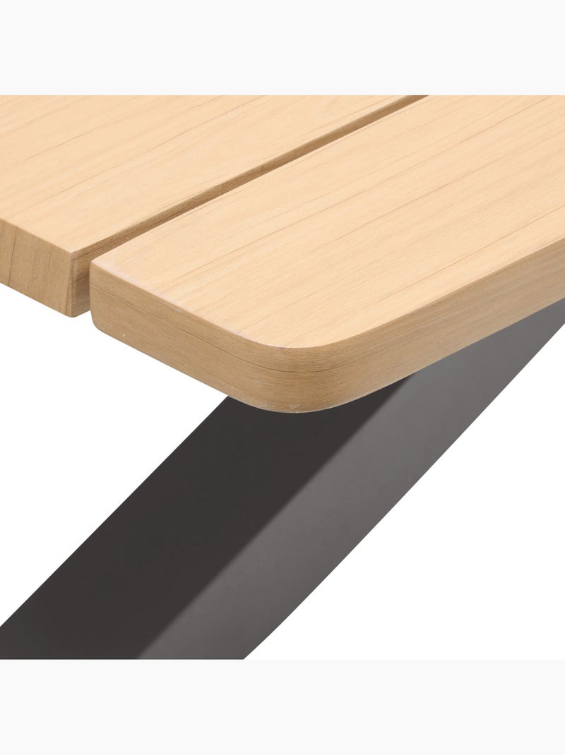 Table de jardin 10 places ORACLION gris anthracite - Kiabi