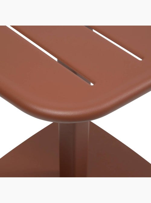 Table de jardin 2 places en acier plateau à lattes ALEGORIA - Kiabi Table de jardin 2 places en acier plateau à lattes ALEGORIA - Kiabi