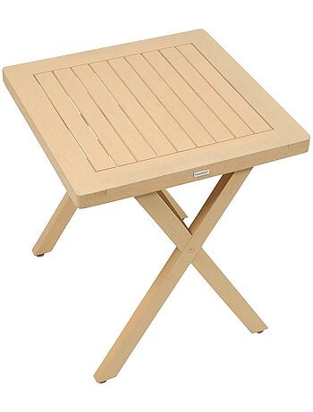 Table de jardin 2 places en eucalyptus XENIA