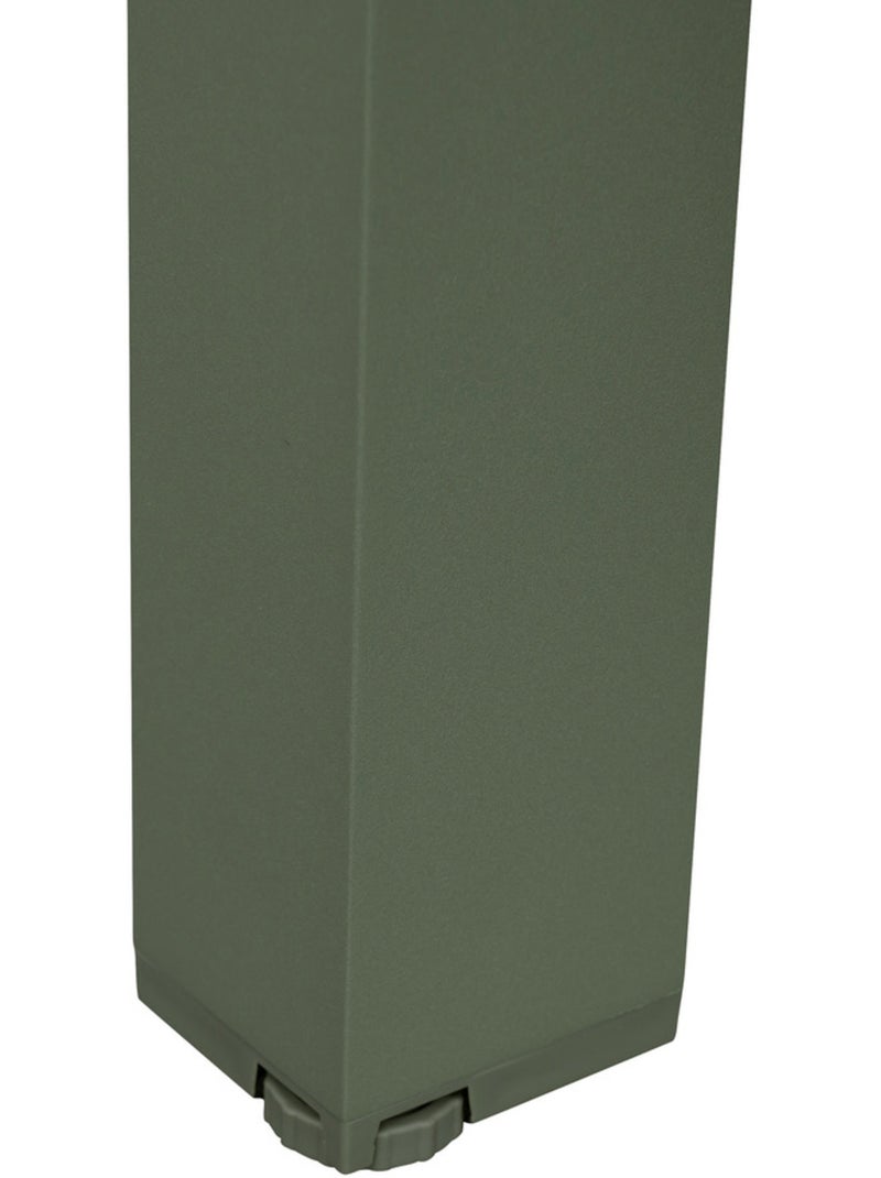 Table de jardin 4 places en aluminium effet bois ÉVASION Beige - Kiabi