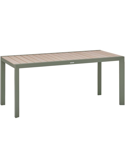 Table de jardin 6 places en aluminium effet bois ÉVASION - Kiabi Table de jardin 6 places en aluminium effet bois ÉVASION - Kiabi