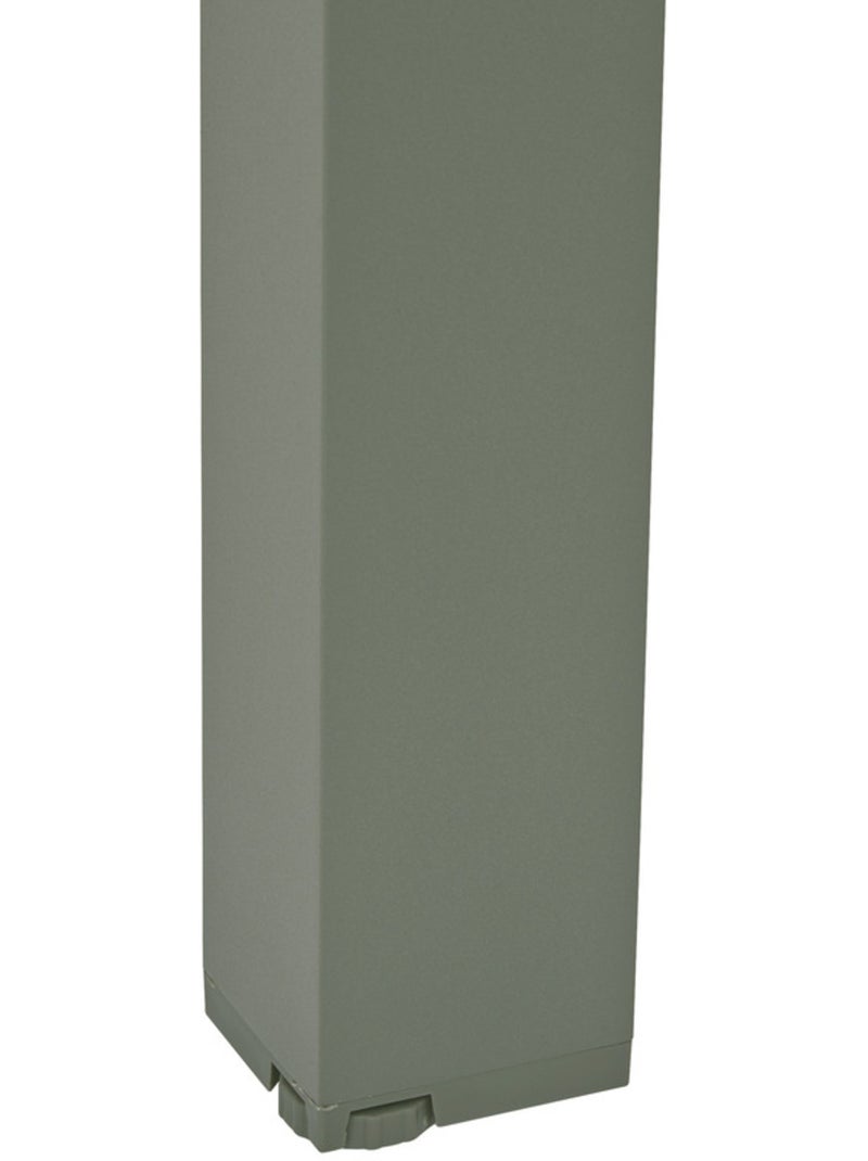Table de jardin 6 places en aluminium effet bois ÉVASION Beige - Kiabi