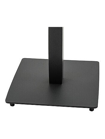 Table de jardin bistro carrée en acier et céramique 2 places LAMBADA