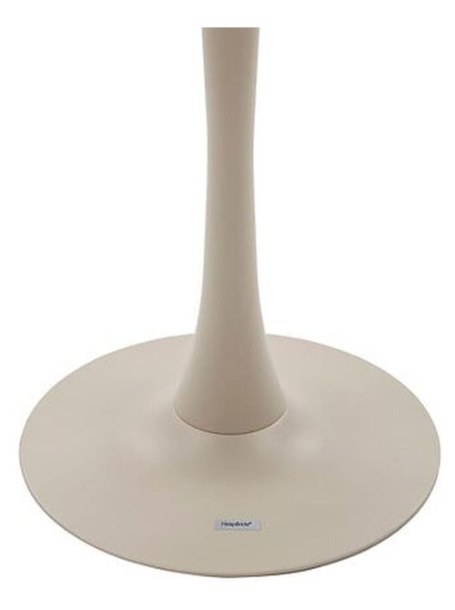 Table de jardin bistro ronde en aluminium effet bois 2 places OVIALON - Kiabi