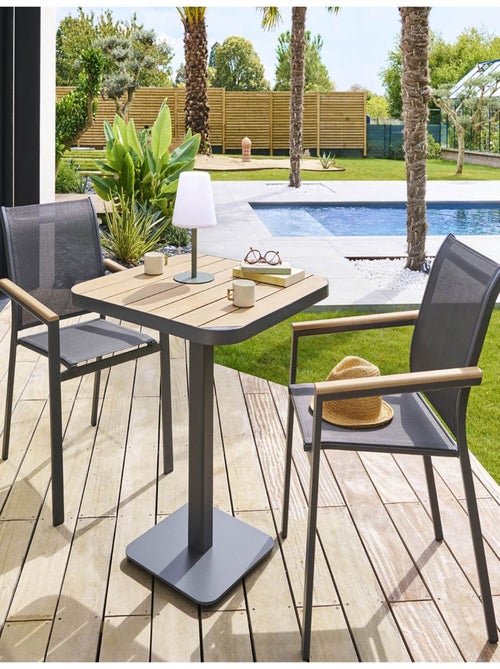 Table de jardin bistro Tyla en acacia - Kiabi Table de jardin bistro Tyla en acacia - Kiabi