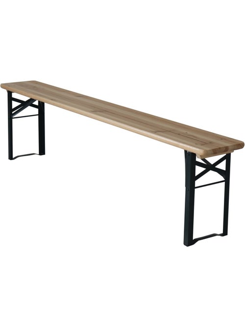 Table de jardin brasserie pliante avec 2 bancs - Kiabi