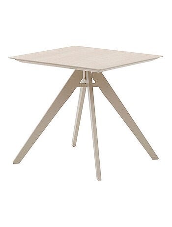 Table de jardin carré en aluminium 2 places TERZANO