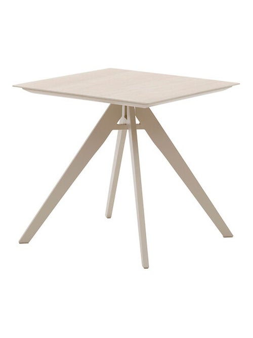 Table de jardin carré en aluminium 2 places TERZANO - Kiabi
