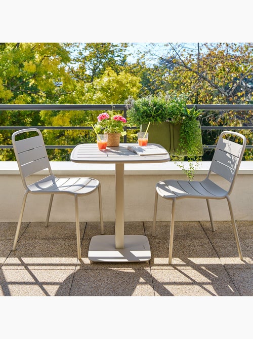 Table de jardin carrée 2 places ALEGORIA - Kiabi