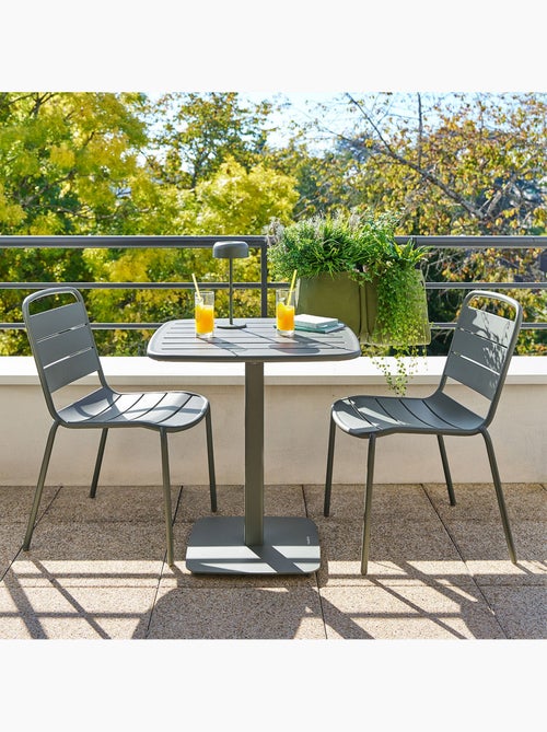 Table de jardin carrée 2 places ALEGORIA - Kiabi