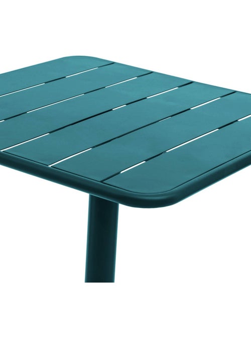 Table de jardin carrée 2 places en acier PHUKET - Kiabi
