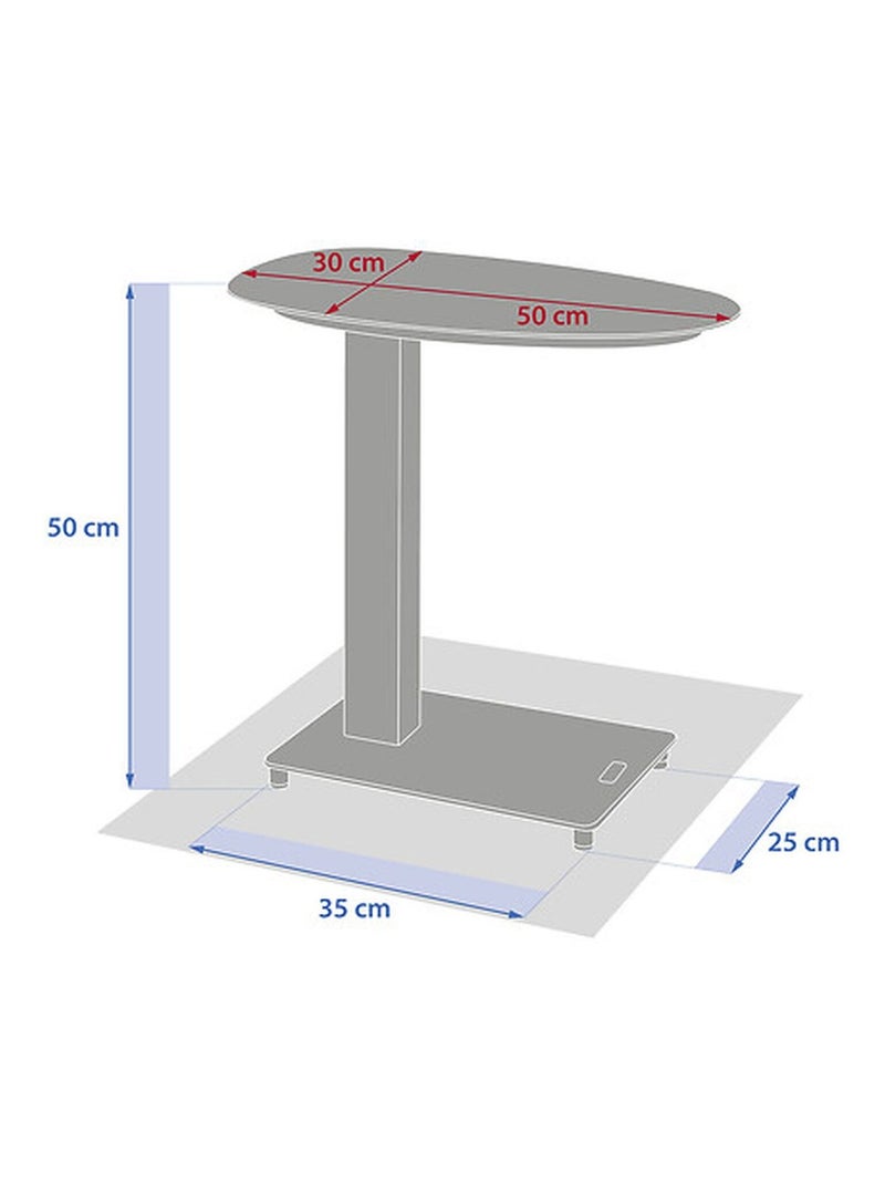 Table de jardin d'appoint en aluminium VENUZIA Beige - Kiabi