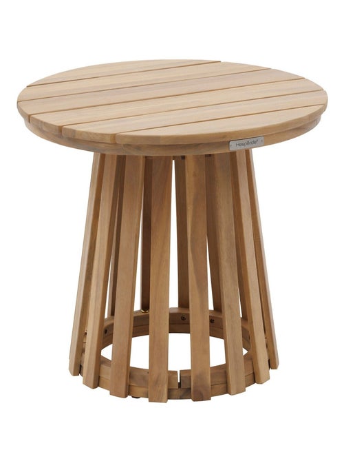 Table de jardin d'appoint ronde en bois OSUNA - Kiabi