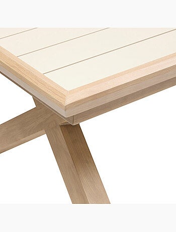 Table de jardin extensible 10 places en aluminium AXIOME