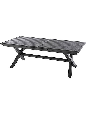 Table de jardin extensible 12 places en aluminium AXIOME