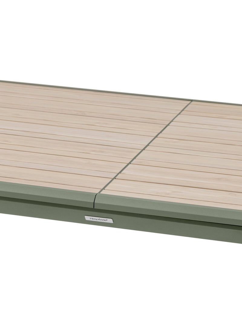 Table de jardin extensible 10 places en aluminium DILORS Vert olive - Kiabi
