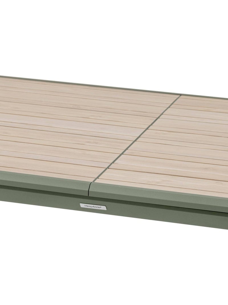 Table de jardin extensible 10 places en aluminium DILORS Vert olive - Kiabi