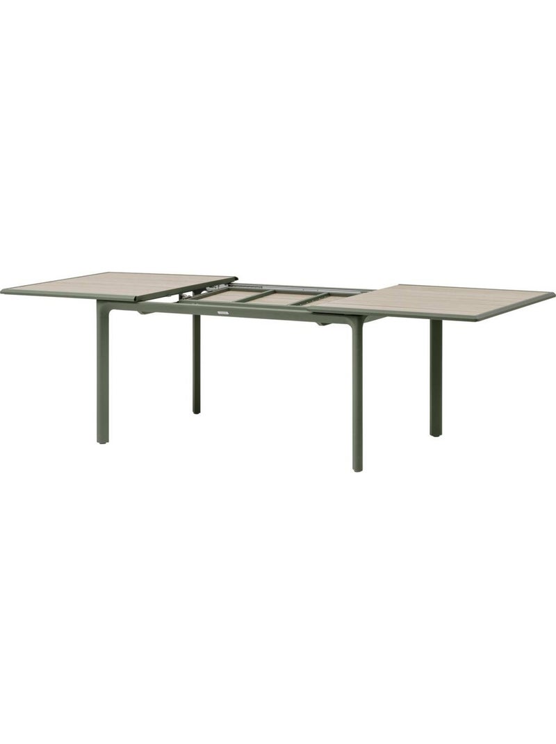 Table de jardin extensible 10 places en aluminium DILORS Vert olive - Kiabi