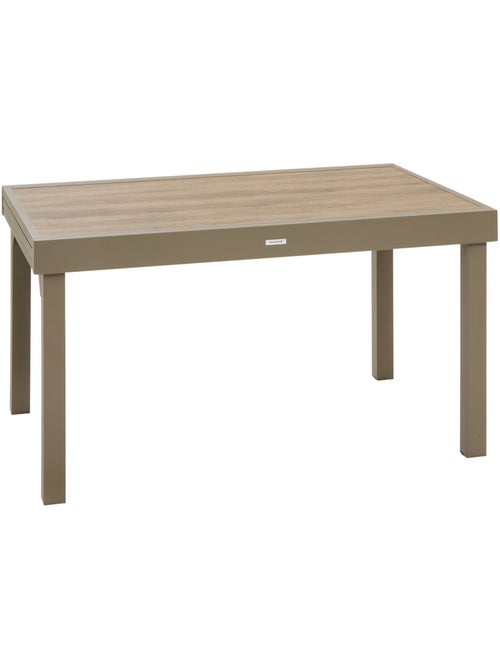 Table de jardin extensible 10 places en aluminium et verre PIAZZA - Kiabi Table de jardin extensible 10 places en aluminium et verre PIAZZA - Kiabi