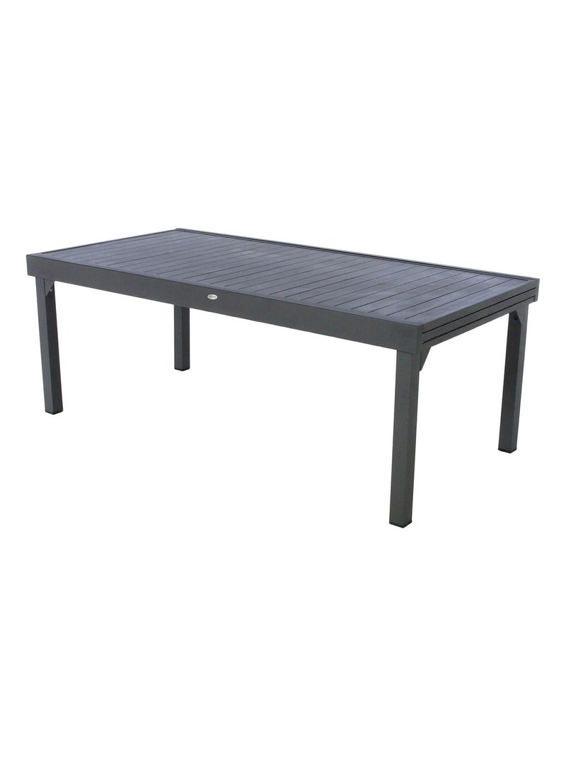 Table de jardin extensible 12 Personnes Piazza - L. 200/320 cm Gris - Kiabi