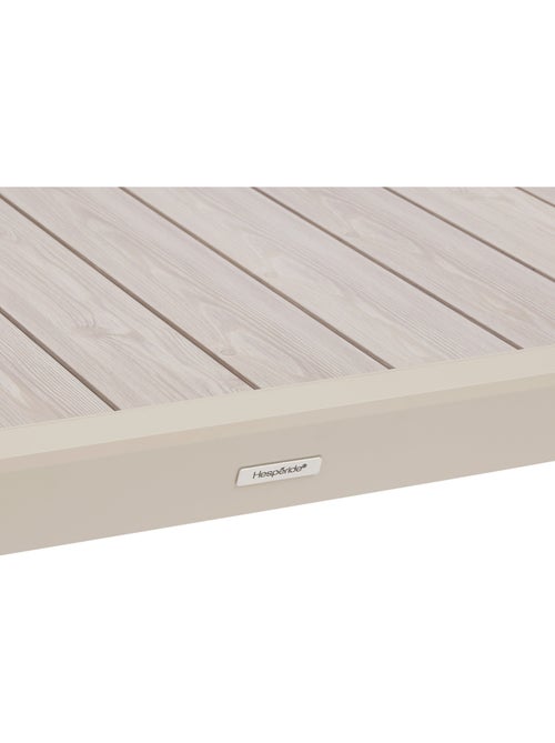 Table de jardin extensible 12 places en aluminium effet bois ÉVASION - Kiabi Table de jardin extensible 12 places en aluminium effet bois ÉVASION - Kiabi