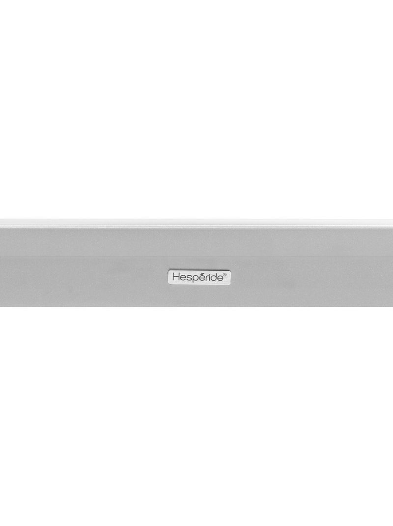 Table de jardin extensible 12 places en aluminium effet bois PAVANE Blanc - Kiabi