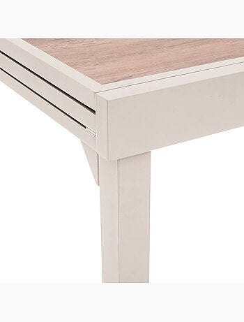 Table de jardin extensible 12 places en aluminium et verre PIAZZA