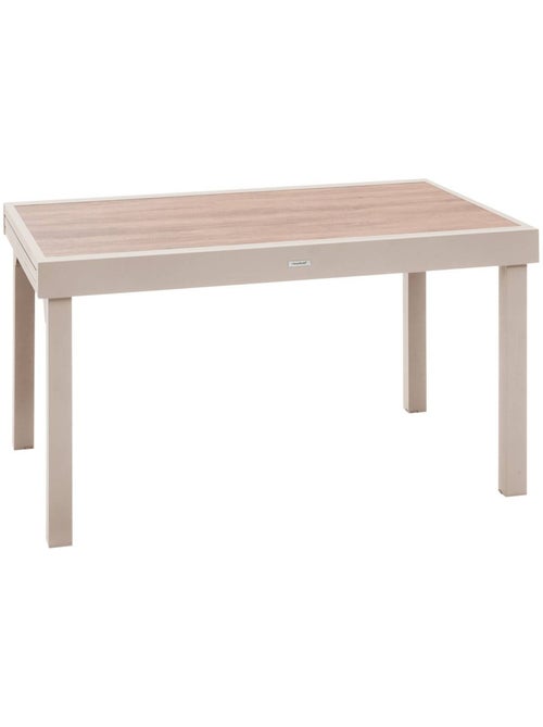 Table de jardin extensible 12 places en aluminium et verre PIAZZA - Kiabi Table de jardin extensible 12 places en aluminium et verre PIAZZA - Kiabi