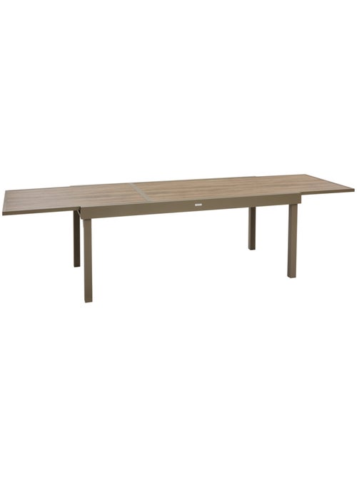 Table de jardin extensible 12 places en aluminium et verre PIAZZA - Kiabi Table de jardin extensible 12 places en aluminium et verre PIAZZA - Kiabi