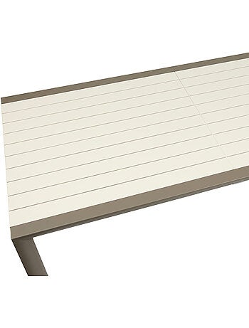 Table de jardin extensible 12 places en aluminium LUZANE