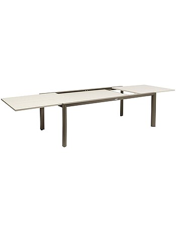 Table de jardin extensible 12 places en aluminium LUZANE