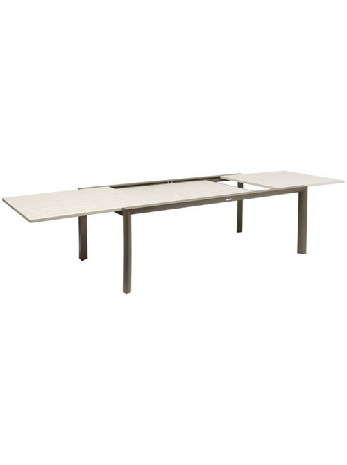 Table de jardin extensible 12 places en aluminium LUZANE - Kiabi Table de jardin extensible 12 places en aluminium LUZANE - Kiabi