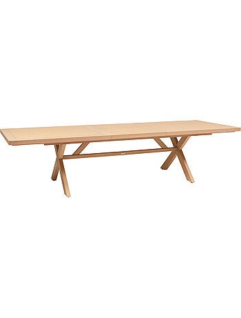 Table de jardin extensible 12 places en eucalyptus XENIA