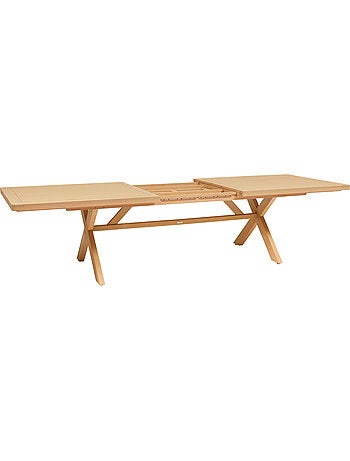 Table de jardin extensible 12 places en eucalyptus XENIA