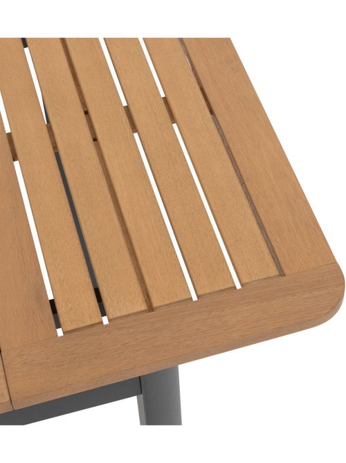 Table de jardin extensible 4 places en aluminium et eucalyptus FOLYA - Kiabi
