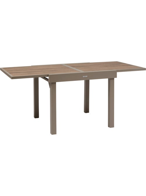 Table de jardin extensible 8 places en aluminium et verre PIAZZA - Kiabi Table de jardin extensible 8 places en aluminium et verre PIAZZA - Kiabi