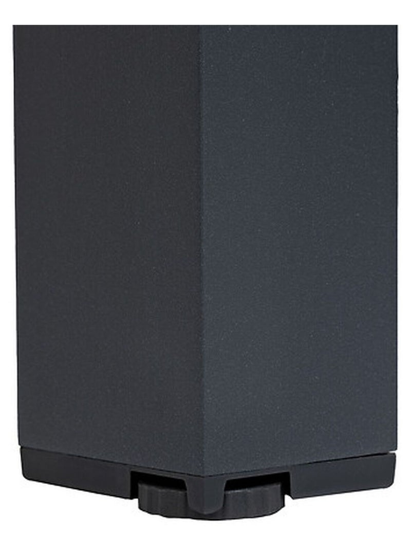 Table de jardin extensible carrée en aluminium effet bois 10 places EVASION Marron - Kiabi