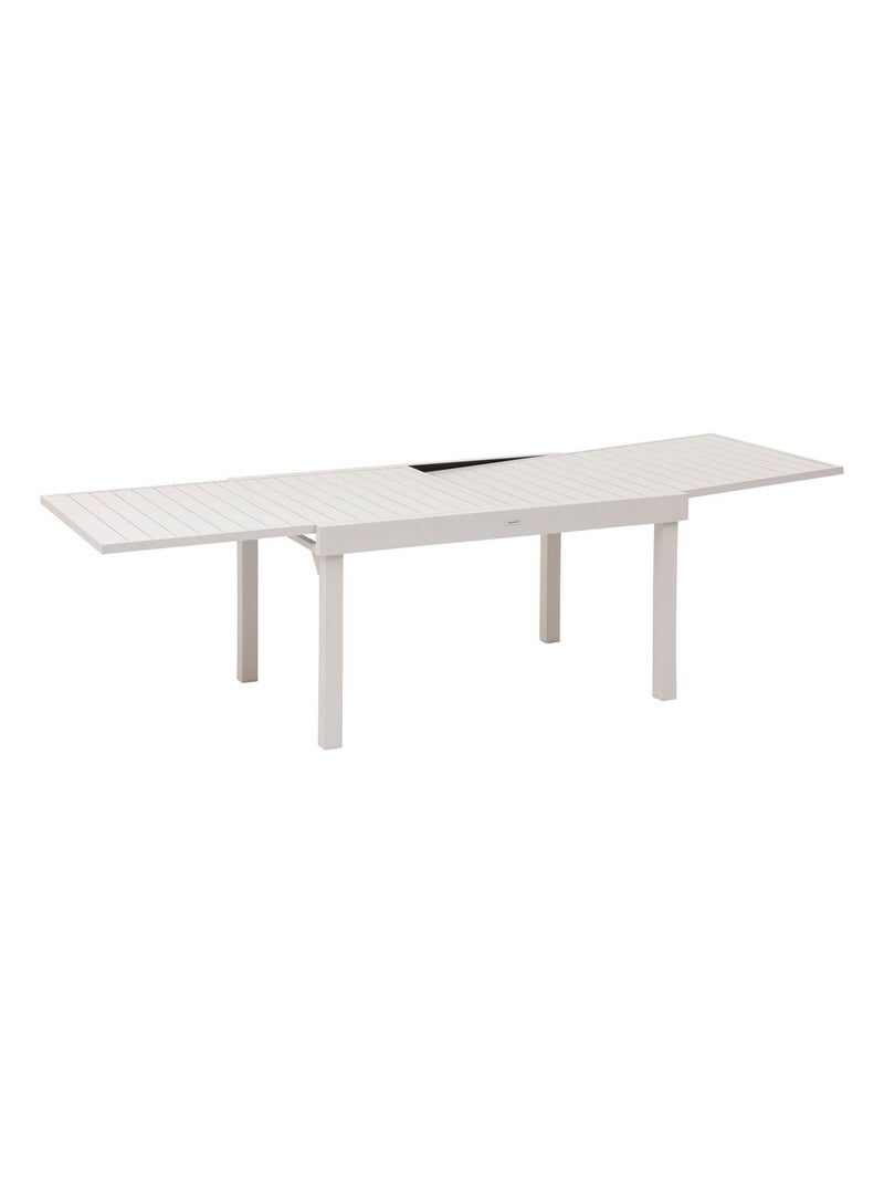Table de jardin extensible en aluminium 10 places PIAZZA Beige - Kiabi