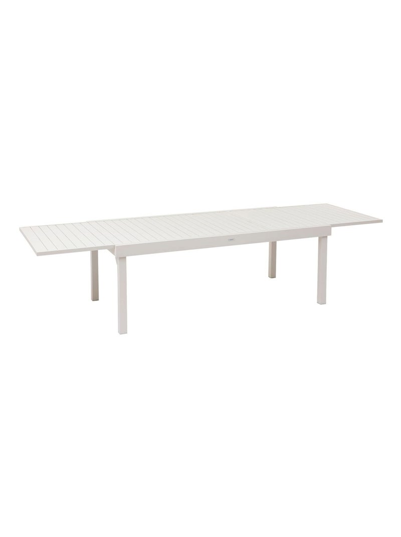 Table de jardin extensible en aluminium 12 places PIAZZA Beige - Kiabi