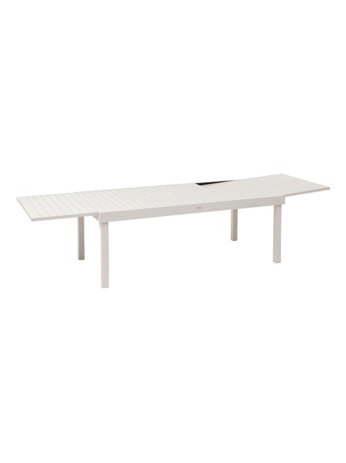 Table de jardin extensible en aluminium 12 places PIAZZA - Kiabi Table de jardin extensible en aluminium 12 places PIAZZA - Kiabi