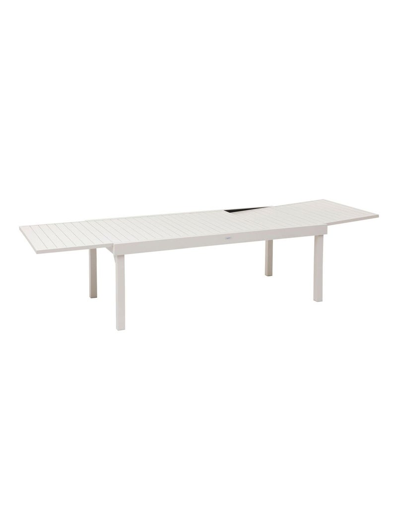 Table de jardin extensible en aluminium 12 places PIAZZA Beige - Kiabi