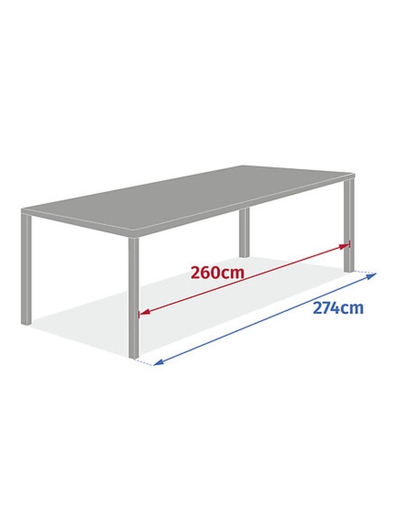 Table de jardin extensible en aluminium effet bois 10 places EVASION Marron - Kiabi