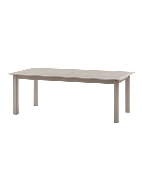 Table de jardin extensible en aluminium effet bois 12 places ALLURE - Kiabi