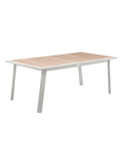 Table de jardin extensible en aluminium effet bois 12 places PAVANE - Kiabi Table de jardin extensible en aluminium effet bois 12 places PAVANE - Kiabi