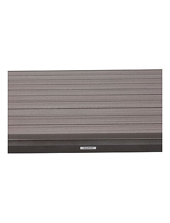 Table de jardin extensible en aluminium effet bois 12 places PAVANE