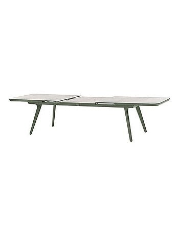 Table de jardin extensible en aluminium et verre 12 places PULPY