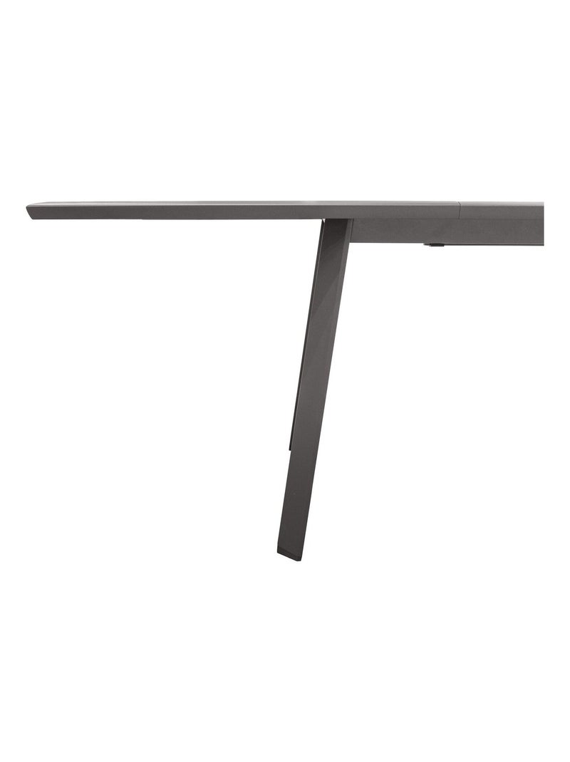 Table de jardin extensible Pavane en aluminium Gris foncé - Kiabi
