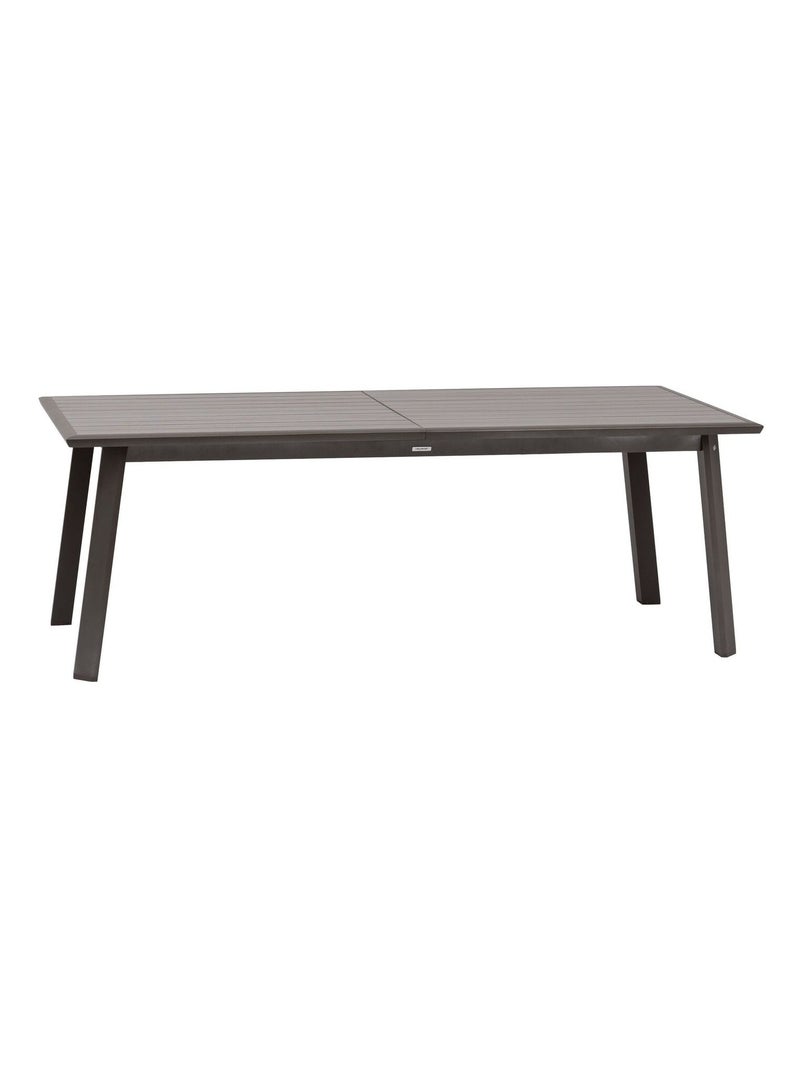 Table de jardin extensible Pavane en aluminium Gris Marron - Kiabi