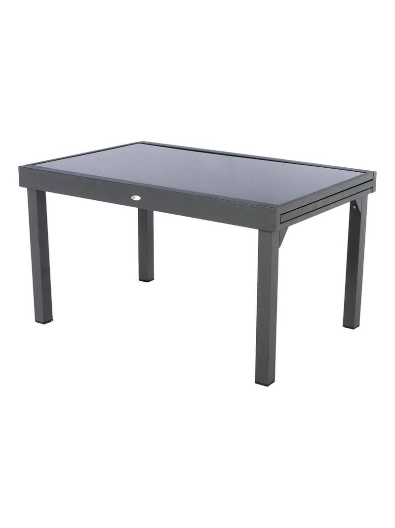 Table de jardin extensible Piazza - 10 Personnes Gris foncé - Kiabi