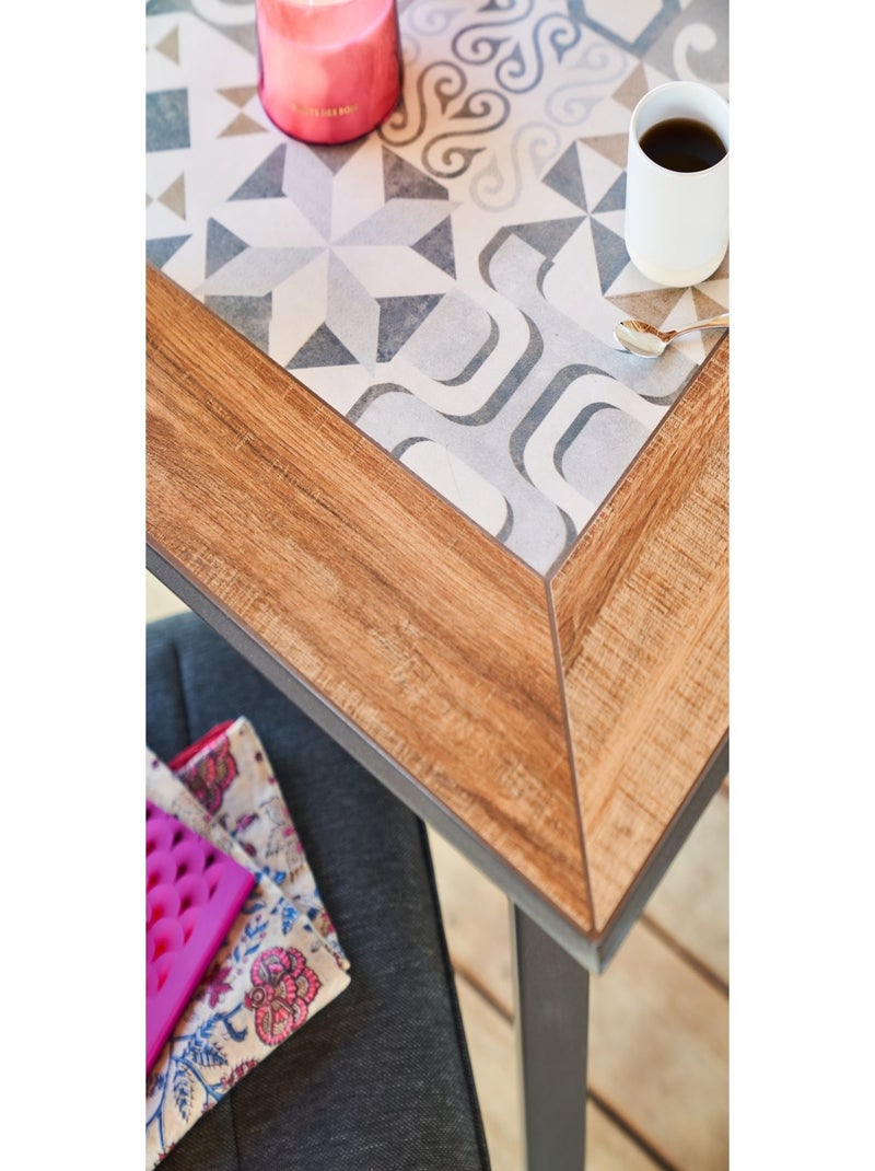 Table de jardin fixe en acier 8 places LAMBADA Gris - Kiabi